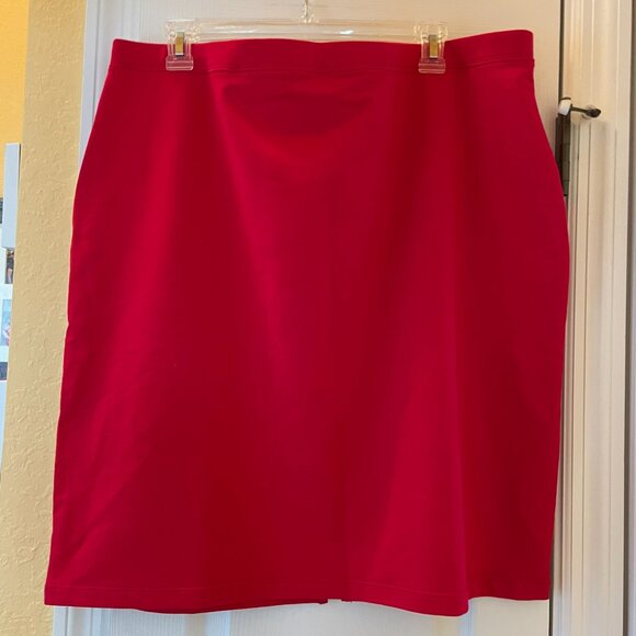 NEW! Susan Graver French Terry Slim Skirt XL - Picture 11 of 12